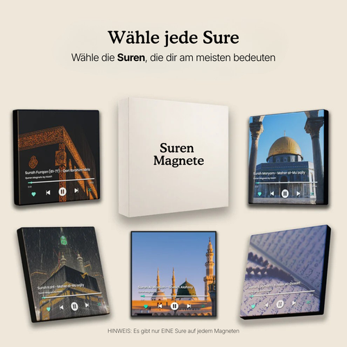 Suren-Magnete™ – Ein Kühlschrankmagnet, der den Koran abspielt
